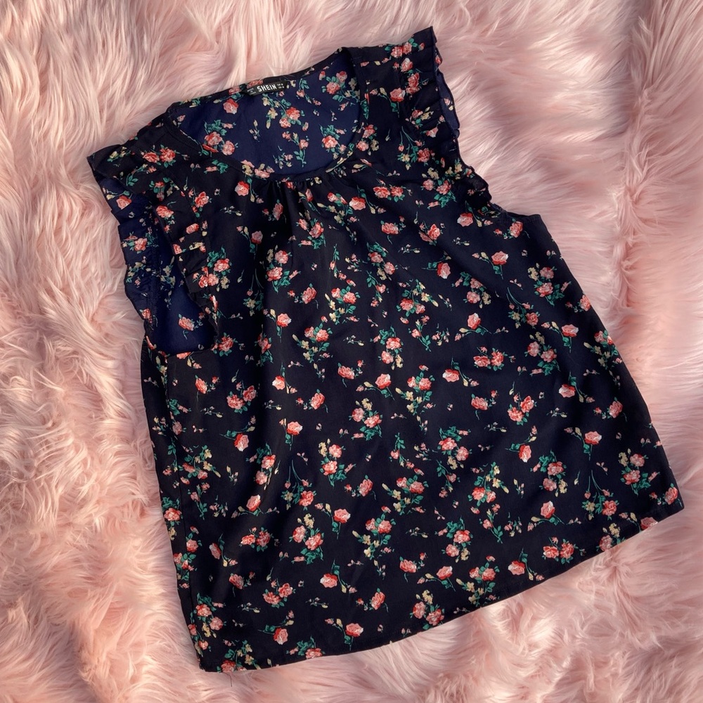 SHEIN Floral Blouse | Women’s Size Medium